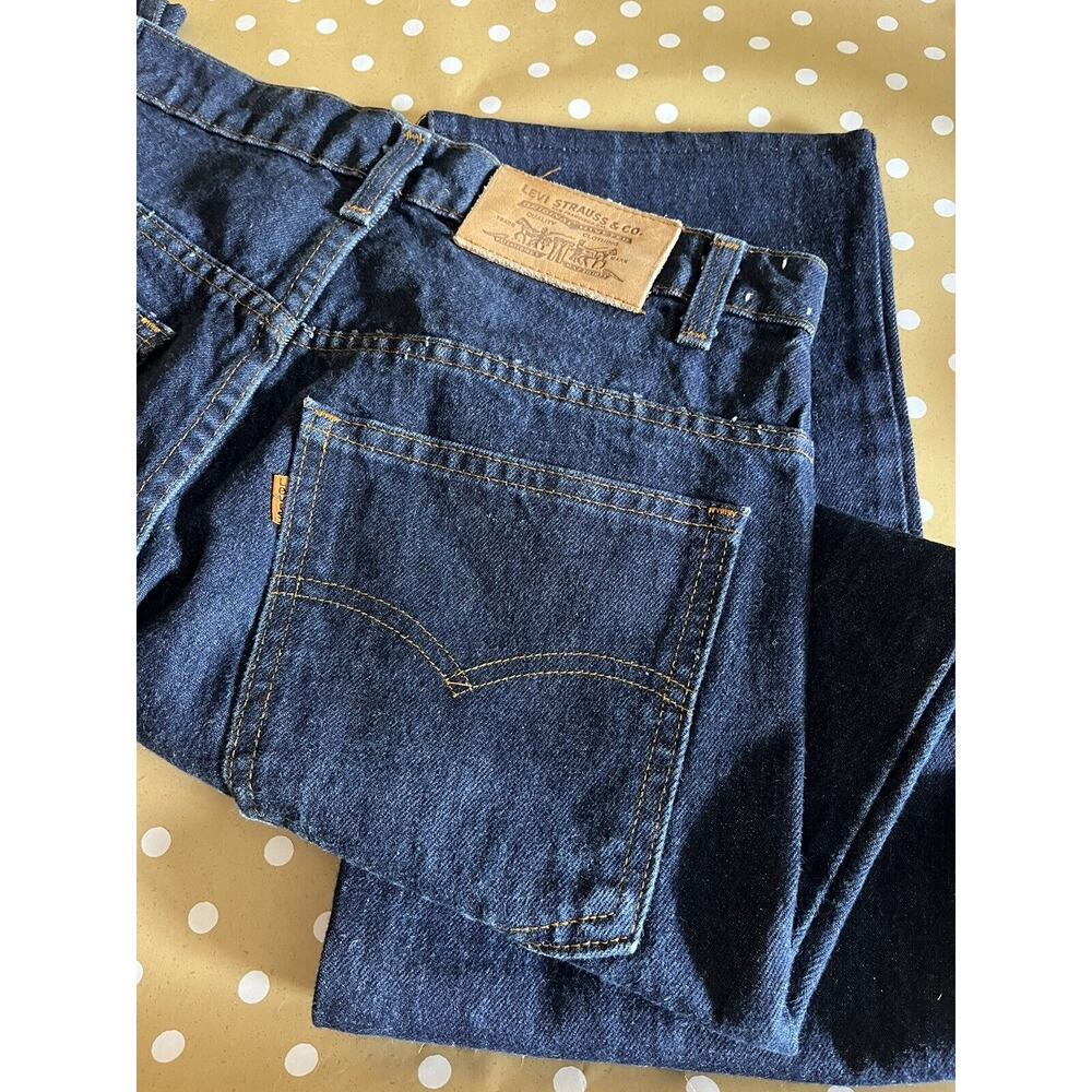 Vintage 1984 Levis 509 Orange Tab Dark Denim Jeans 31x29 - EUC Retro Rockabilly